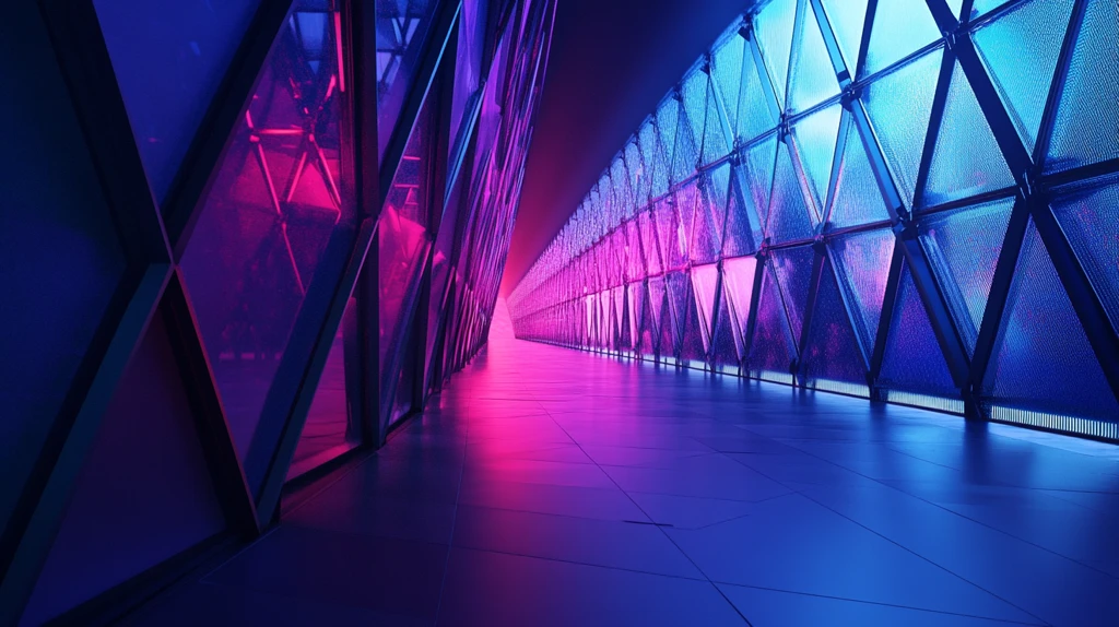 大型通道走廊背景