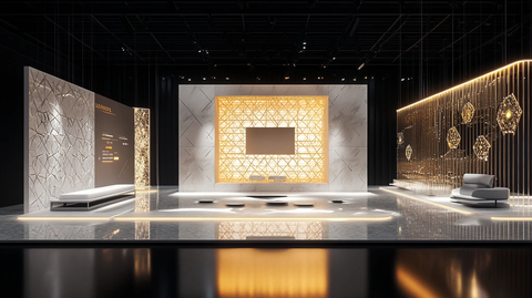 发布会背景奢侈品展会