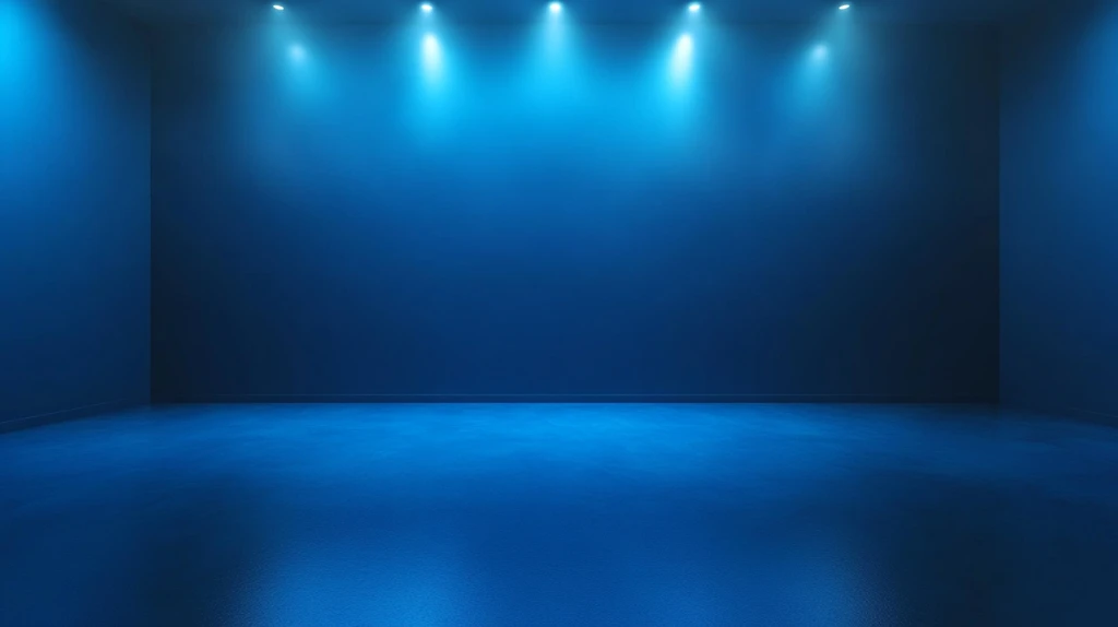 蓝色舞台展示背景