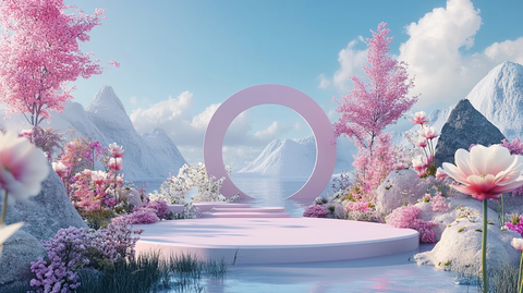 桃花舞台效果图