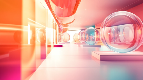 科技馆梦幻背景