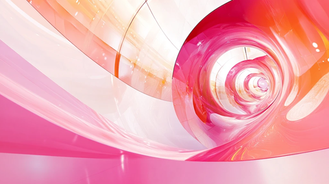 玫瑰红少女感梦幻背景