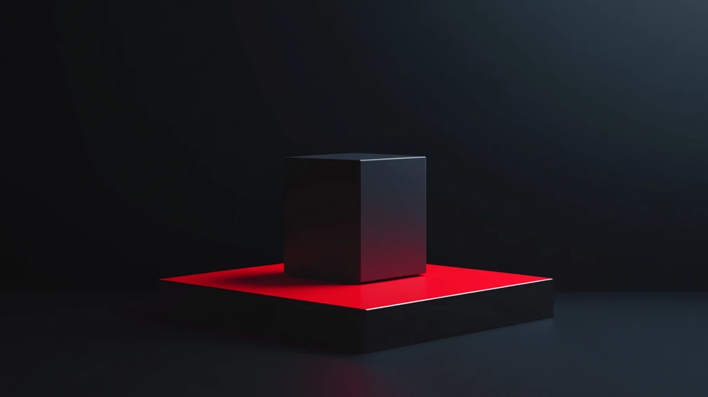 暗黑简约扁平立体