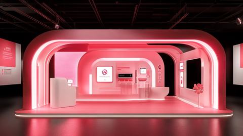 网红风展位效果图