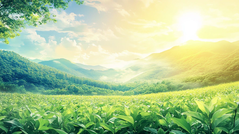 茶园背景图