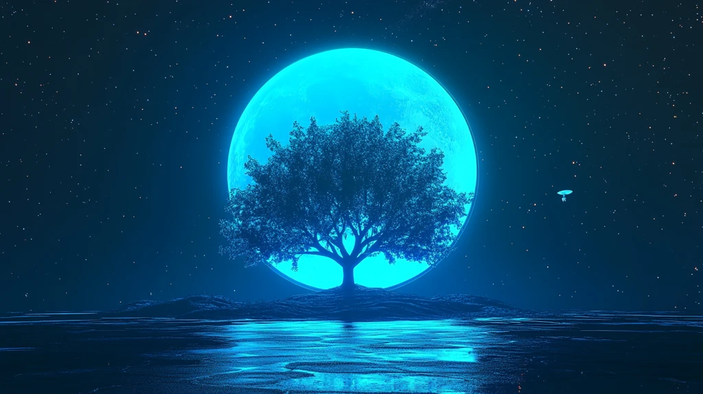 蓝月夜梦幻唯美奇幻