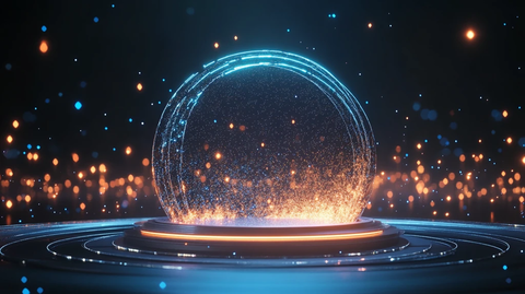 圆形科技舞台