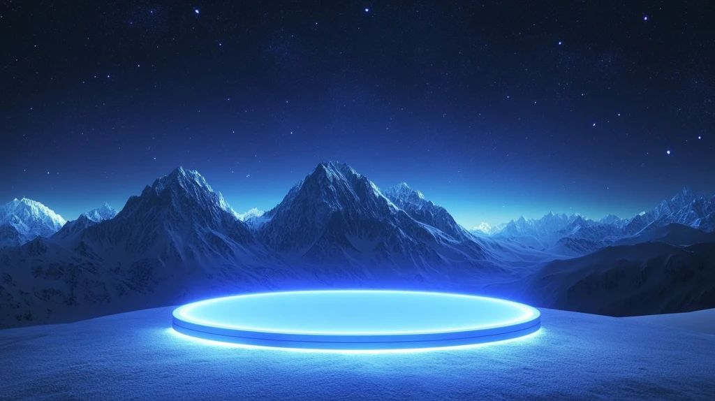 启动仪式高端蓝色背景