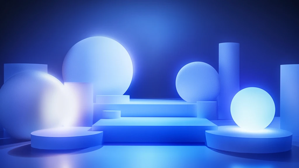 立体渐变发光体设计