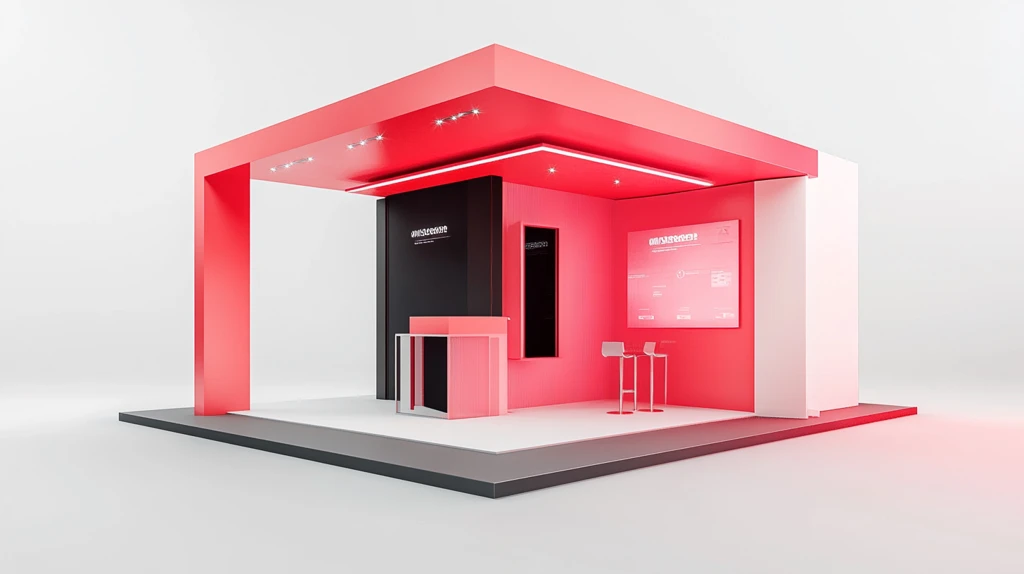 圆形展台你红色展台这