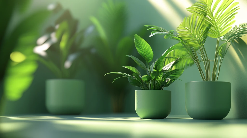 清晰绿色主题场景