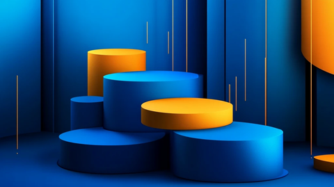 炫彩渐变展台背景