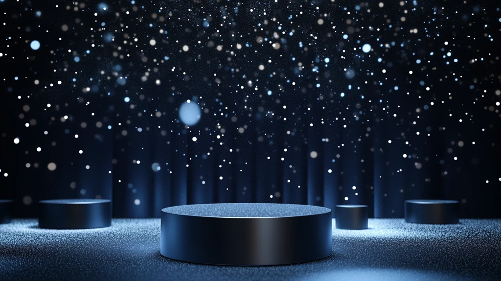 黑色科技舞台背景