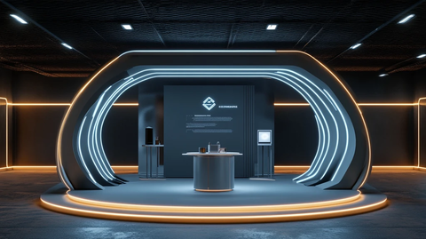 赛博朋克风格迎宾区