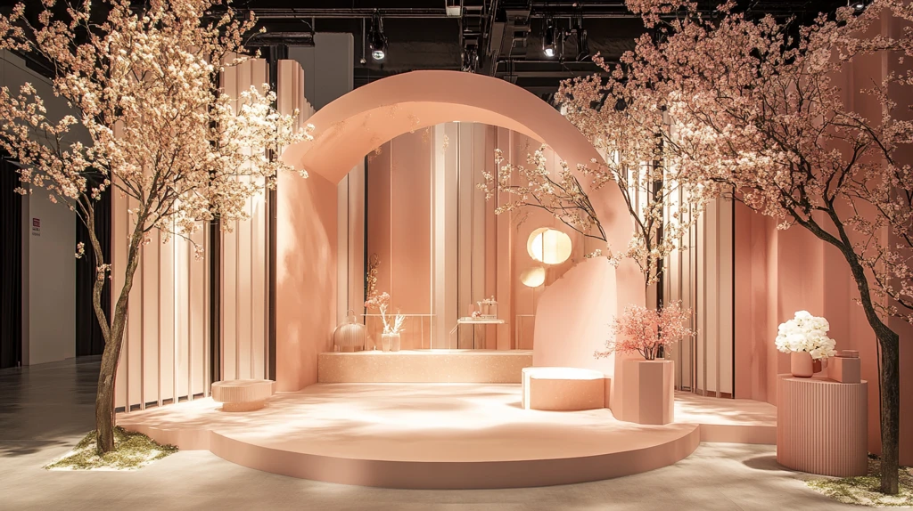 新中式樱花主题签到区