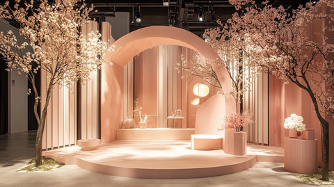 新中式樱花主题签到区