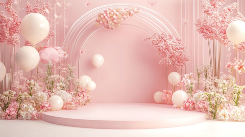 高级粉色迎宾区