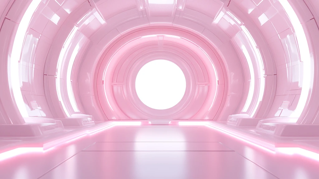 粉红色宇宙飞船内部
