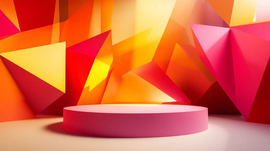 前卫风格立体感背景