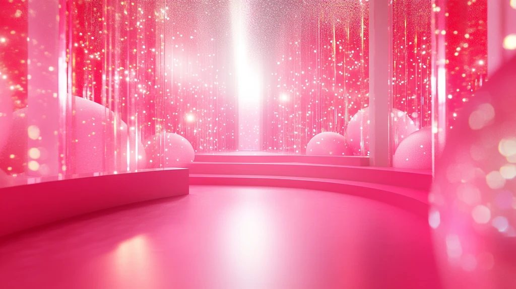 粉色少女心梦幻舞台