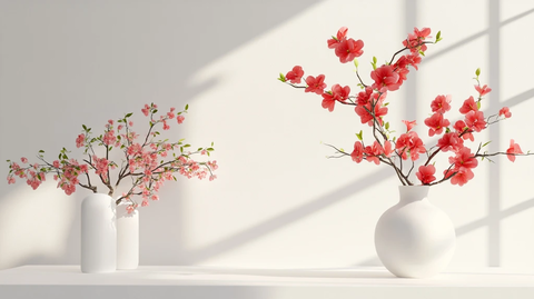 红色新中式花艺