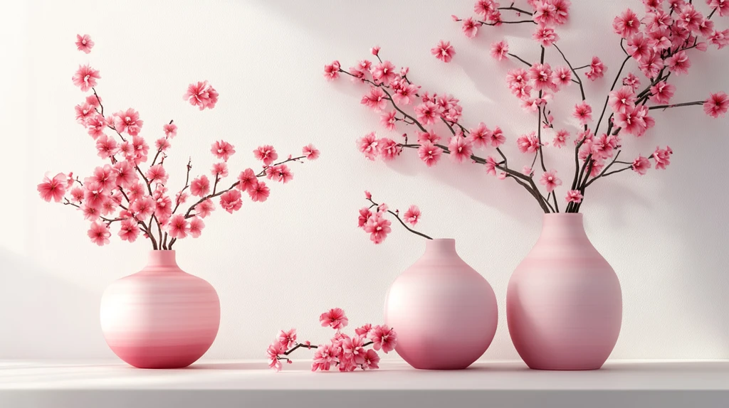 桃花节摆件设计