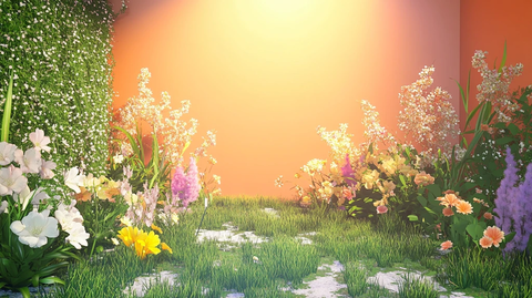 大气花卉场景