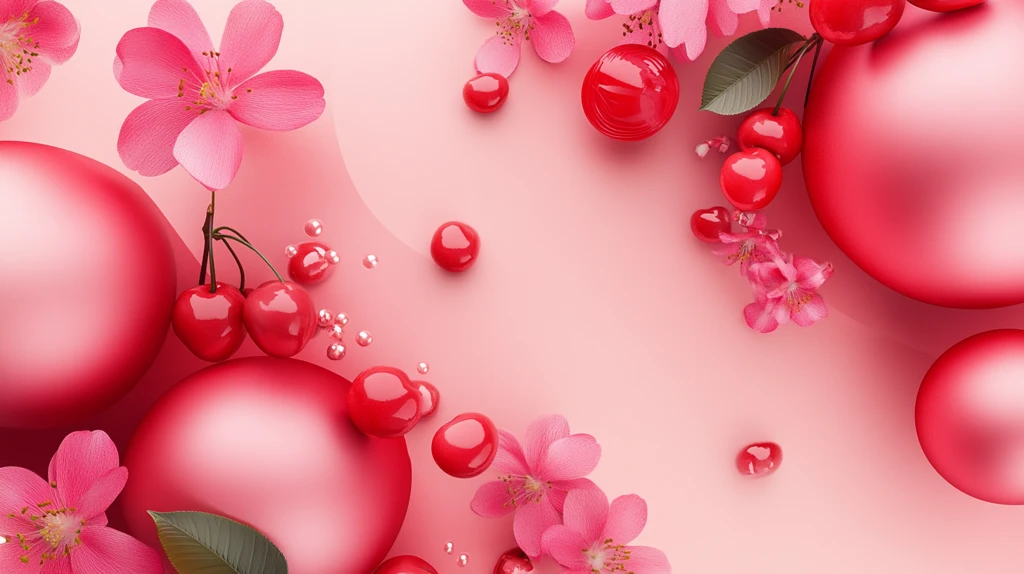 樱花车展背景图