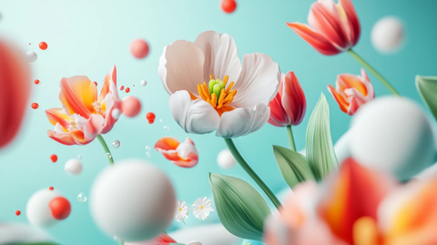 立体框框郁金香