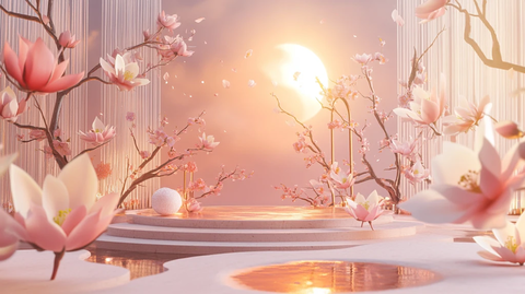 花好月圆场景装饰