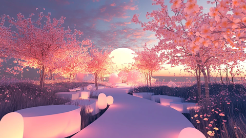 樱花节氛围设计