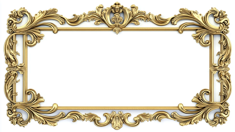 金色欧式装饰边框