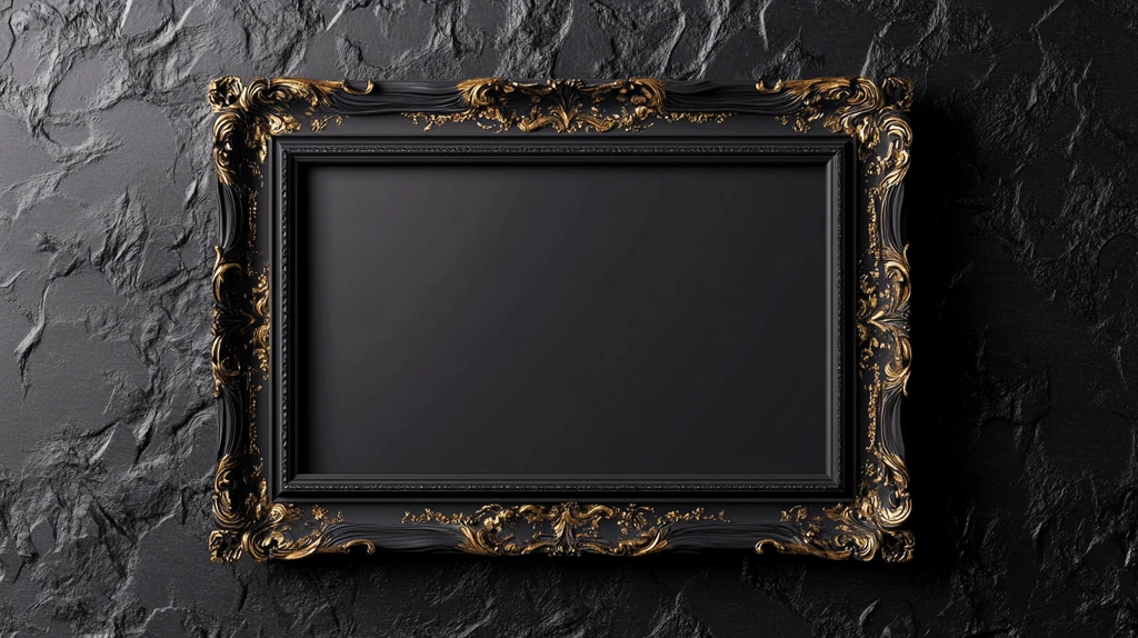 黑金相框