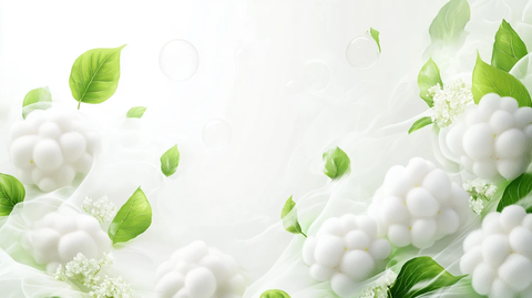 绿色立体梦幻背景