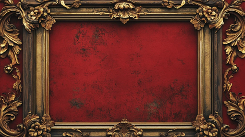 红金色欧式背景