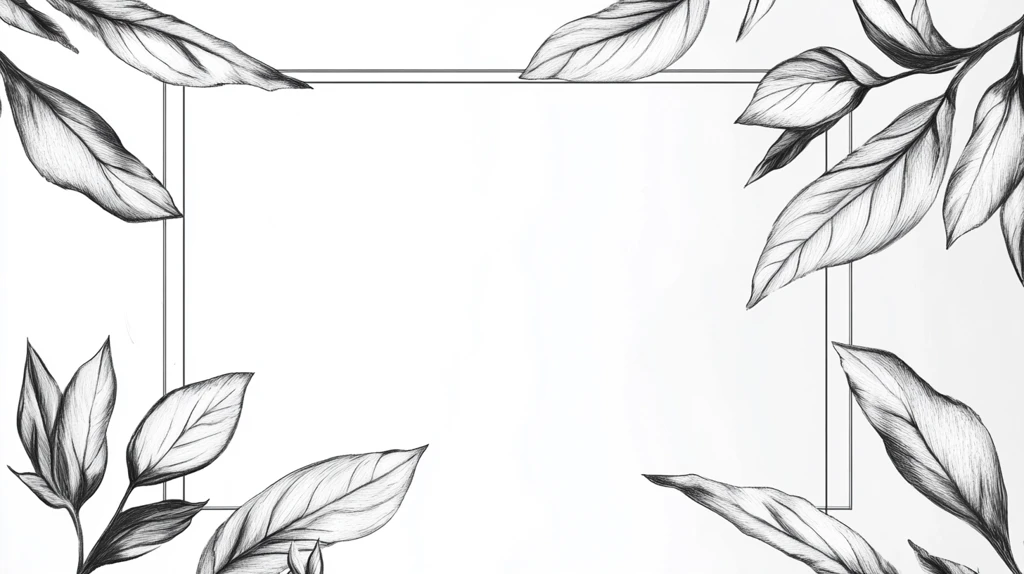 边框底纹树叶背景