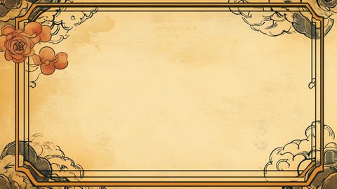 金色怀旧主视觉背景