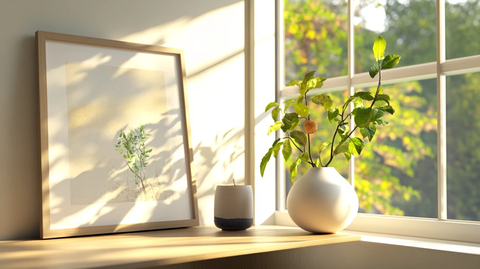 阳光植物窗台小绿植