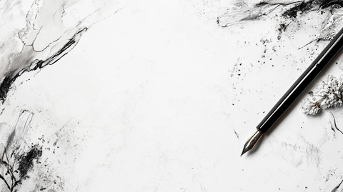 毛笔笔刷宣纸渲染