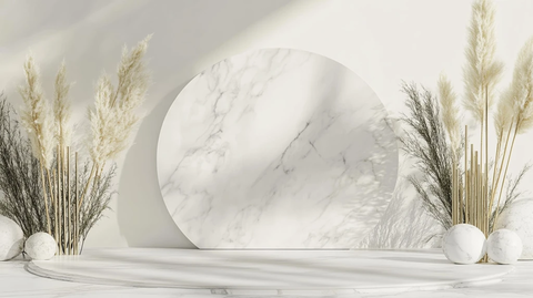 新中式芦苇背景墙