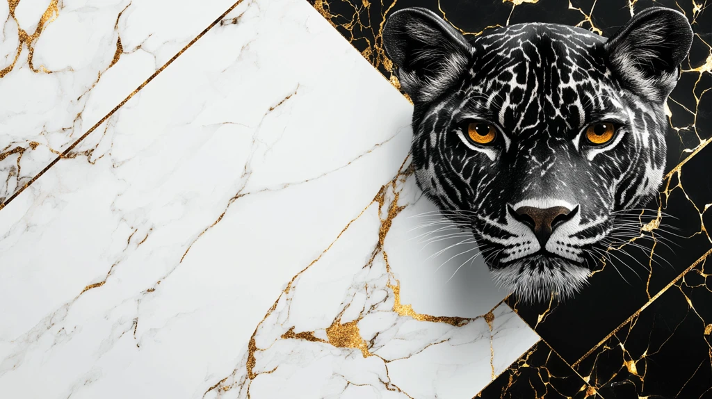 黑金大理石背景