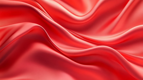 大气红色丝绸