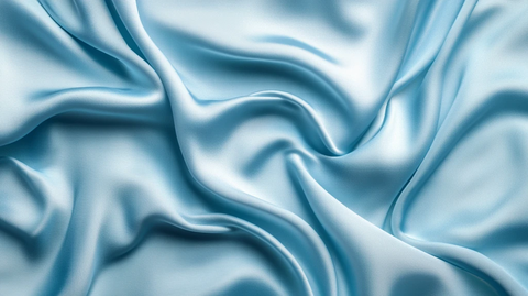 蓝色动感丝绸背景