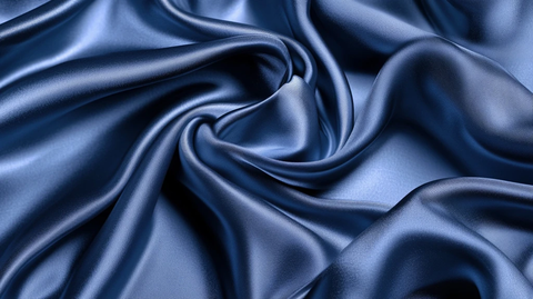 蓝色动感丝绸背景