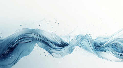 梦幻飘逸灵动水墨线条