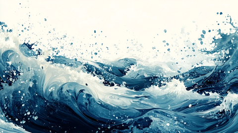 古风海浪浪花
