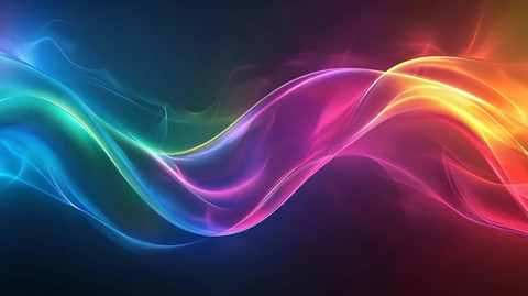 炫彩绚丽曲线条纹高雅