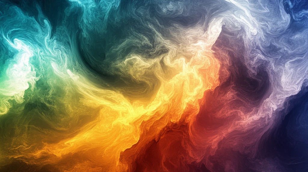 多色烟雾艳丽图案背景