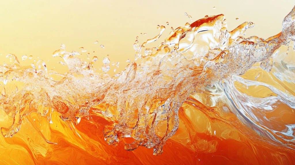 流动的彩色水波动感