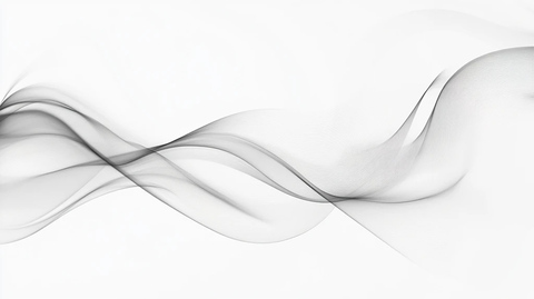 蓝色线条烟雾波浪